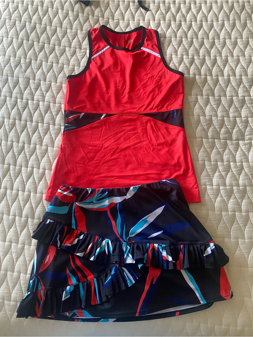 Tail Tennis Set – Skirt + Top (XS/S) 🎾💙